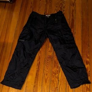 Men's Black Windbreaker/ Snow Pants
